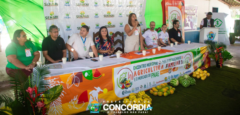 Concórdia do Pará promove Encontro Municipal para o Fortalecimento da Agricultura Familiar e o Mercado do PNAE
